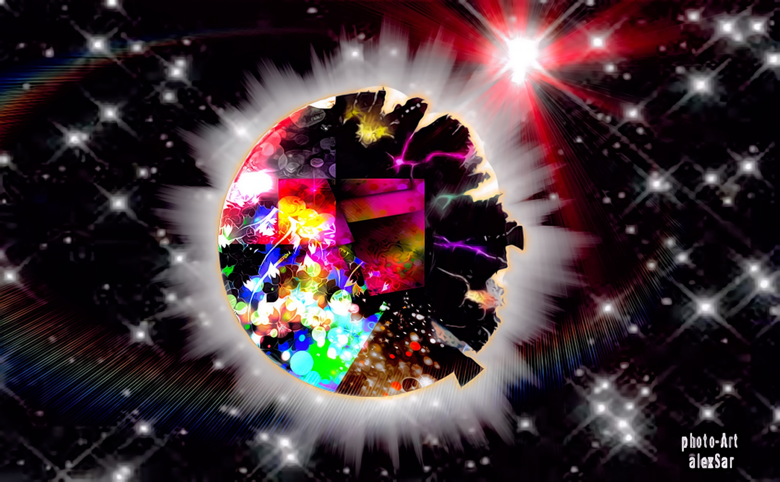 Photoshop, prostor, umělecká díla, Země, kruh, vesmír, disko, UMĚNÍ, impresionismus, malovat, umělec, design, digitální, digitální umění, počítač tapeta, fraktální umění, zvláštní efekty, vesmír, astronomický objekt, kryt alba, surrealistické, digitalartwork, modernartist, moderndigitalart, photoprocessing