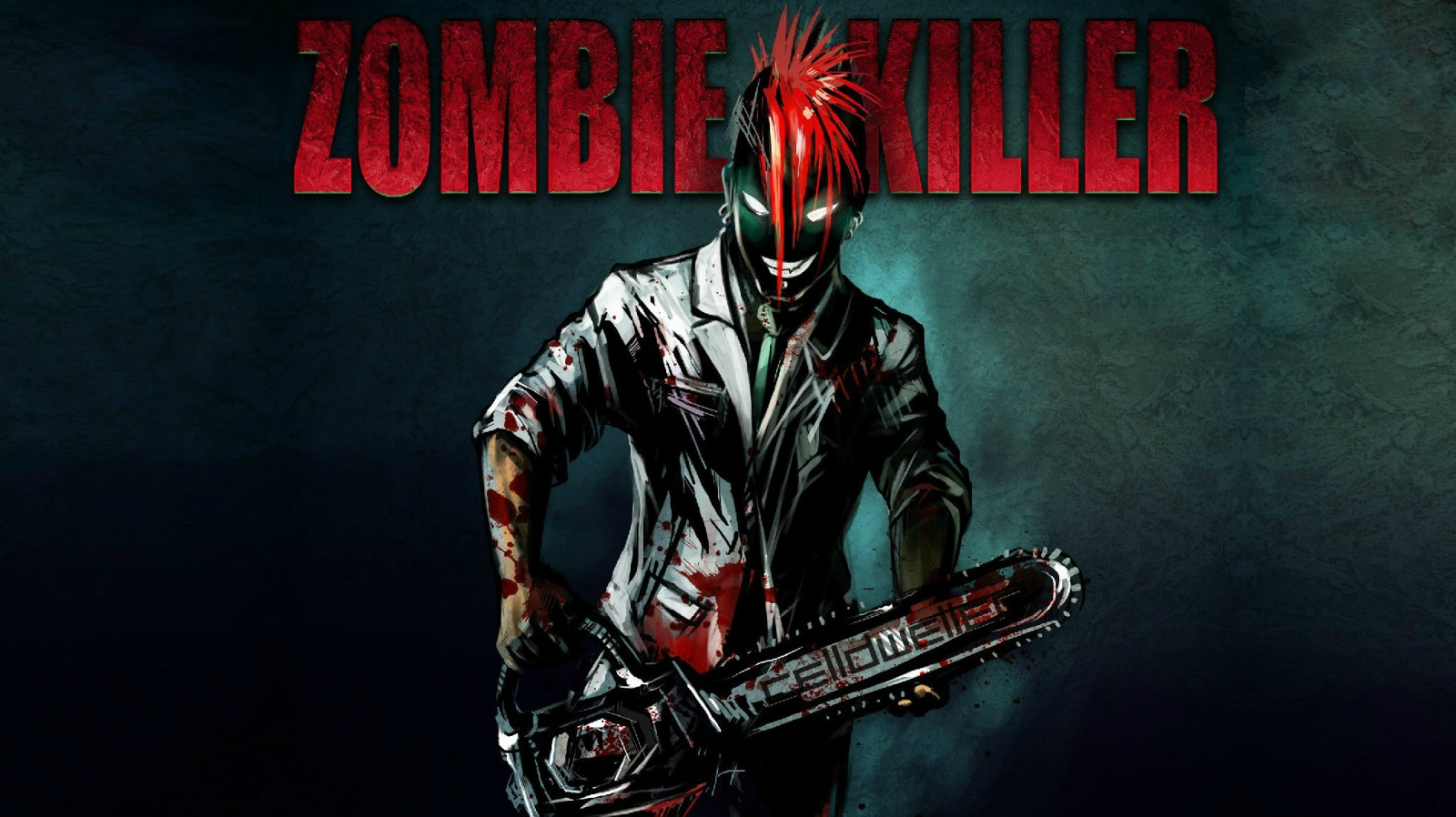 Wallpaper guitar, blood, Klayton, chainsaws, guitarist, Dead Rising 3