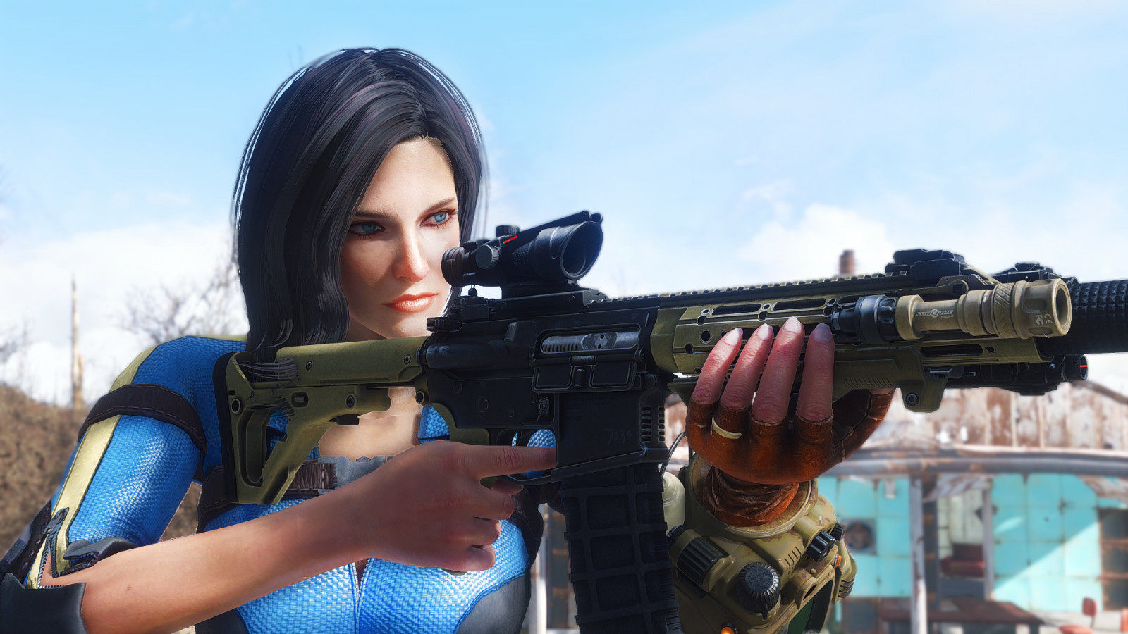 Wallpaper : Ruger 556, Nora, Fallout 1920x1080 - Satad - 1438245 - HD ...
