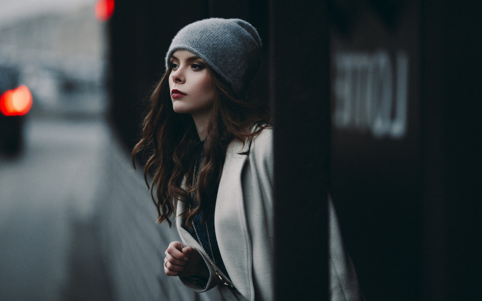 โมเดล, ผู้หญิง, สีน้ำตาล, มองไป