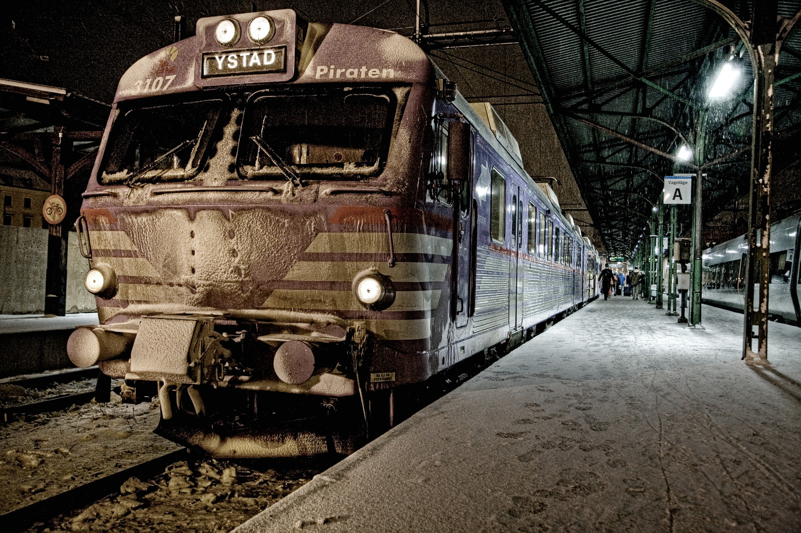 Wallpaper : travel, schnee, winter, snow, cold, train, reisen, Sweden ...