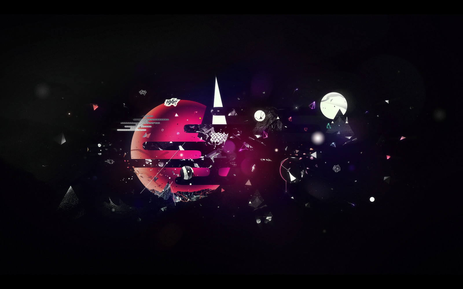 fragmenter, planet, verden, fantasi