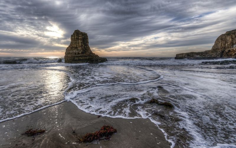 海, 湾, 水, 岩, 自然, 海岸