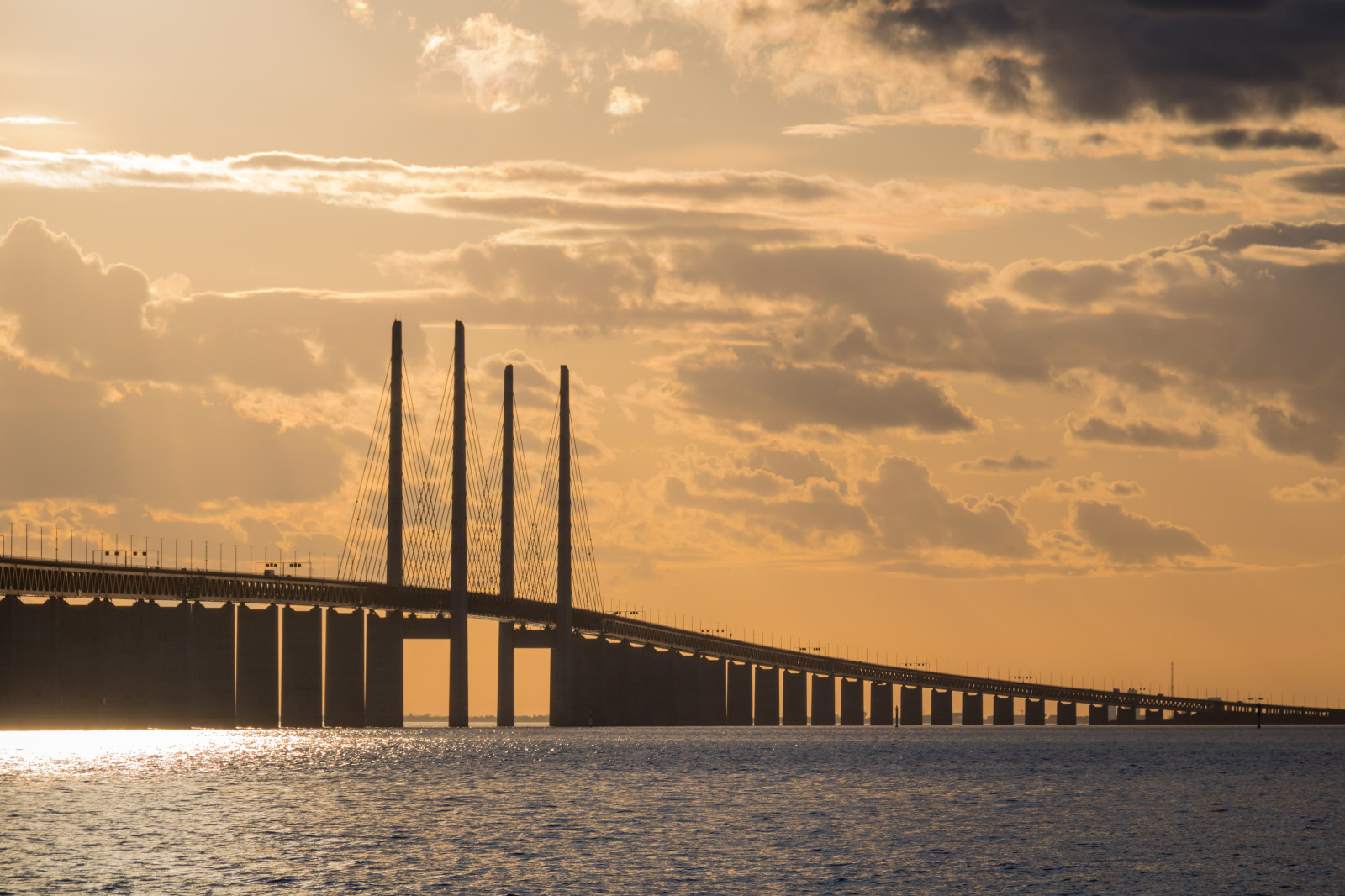 sollys, solnedgang, hav, bybilledet, afspejling, himmel, solopgang, skyline, aften, morgen, bro, horisont, mole, skumring, brormand, Sky, daggry, himmel, solnedg ng, resundsbron, hav, Moln, brof STET