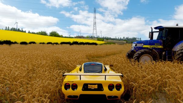 Forza Horizon 4,landscape,video games,clouds,sky,Video Game Art