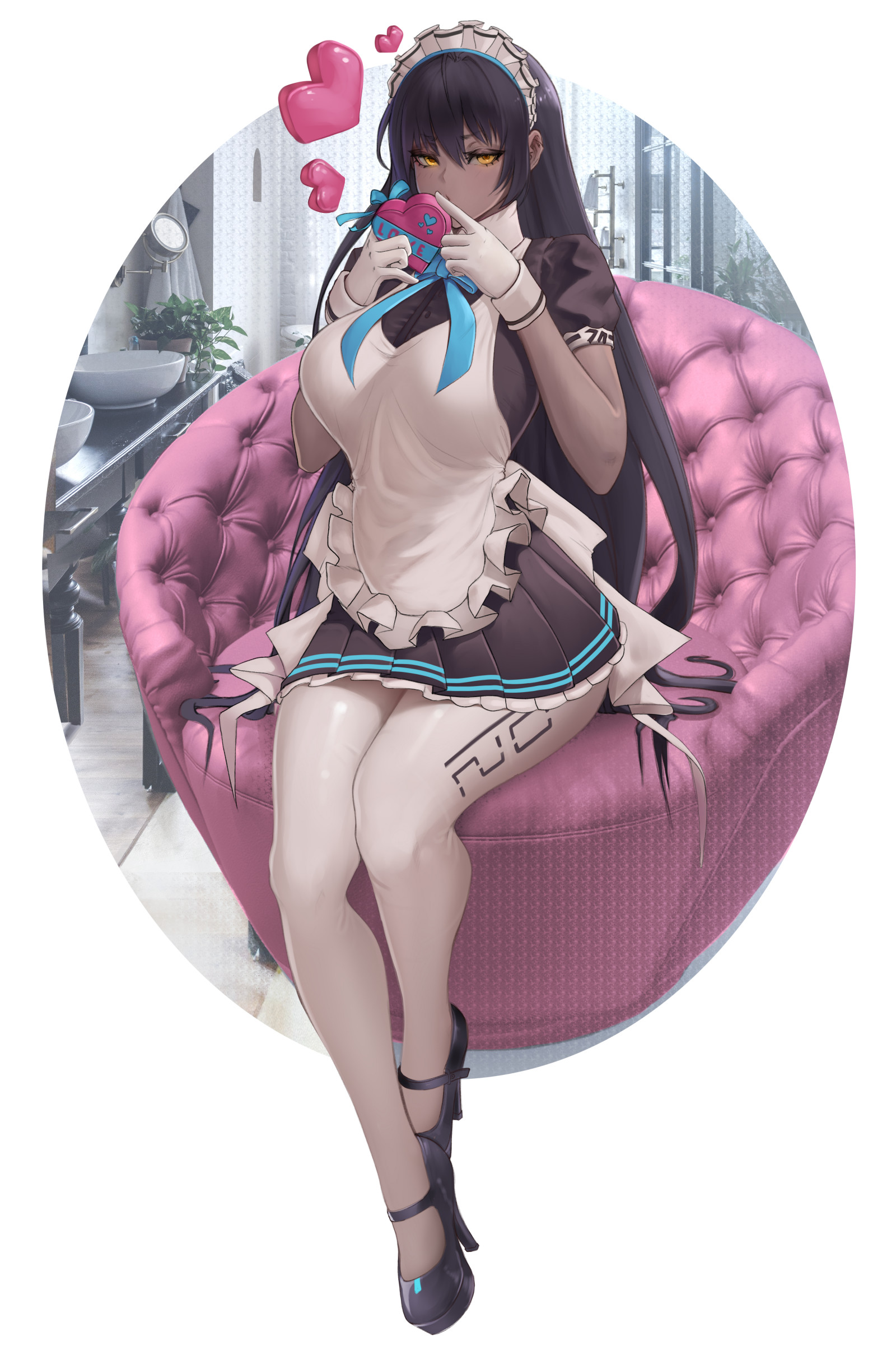デスクトップ壁紙 : アニメの女の子, Melowh, blue archive, Kakudate Karin 3600x5400 ...