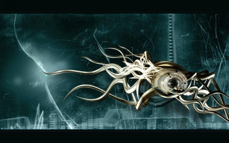 3D Abstract, abstraktní, futuristický 3D Abstract, abstraktní, futuristický