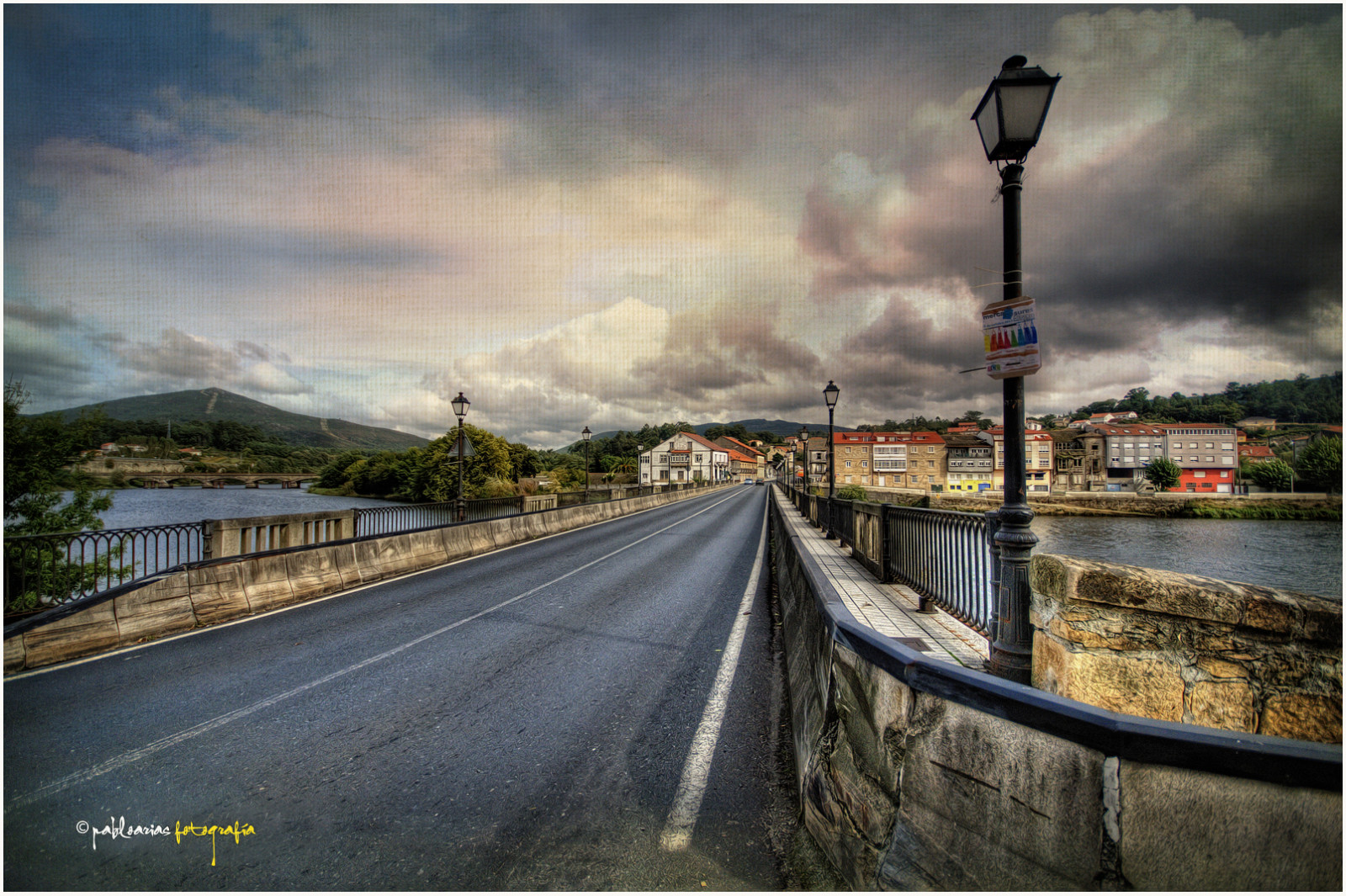 krajina, Photoshop, voda, nebe, silnice, most, řeka, HDR, Španělsko, Galicia, mrak, strom, podzim, rostlina, cielo, mraky, agua, nikond300, Photomatix, sigma1020, arquitectura, ol tusfotos, olequebonito, greatmanipulart, grouptripod, goldenvisions, pabloarias, texturas, espana, meteorologický jev, edificiosymonumentos, Otono, bufet, fixed link