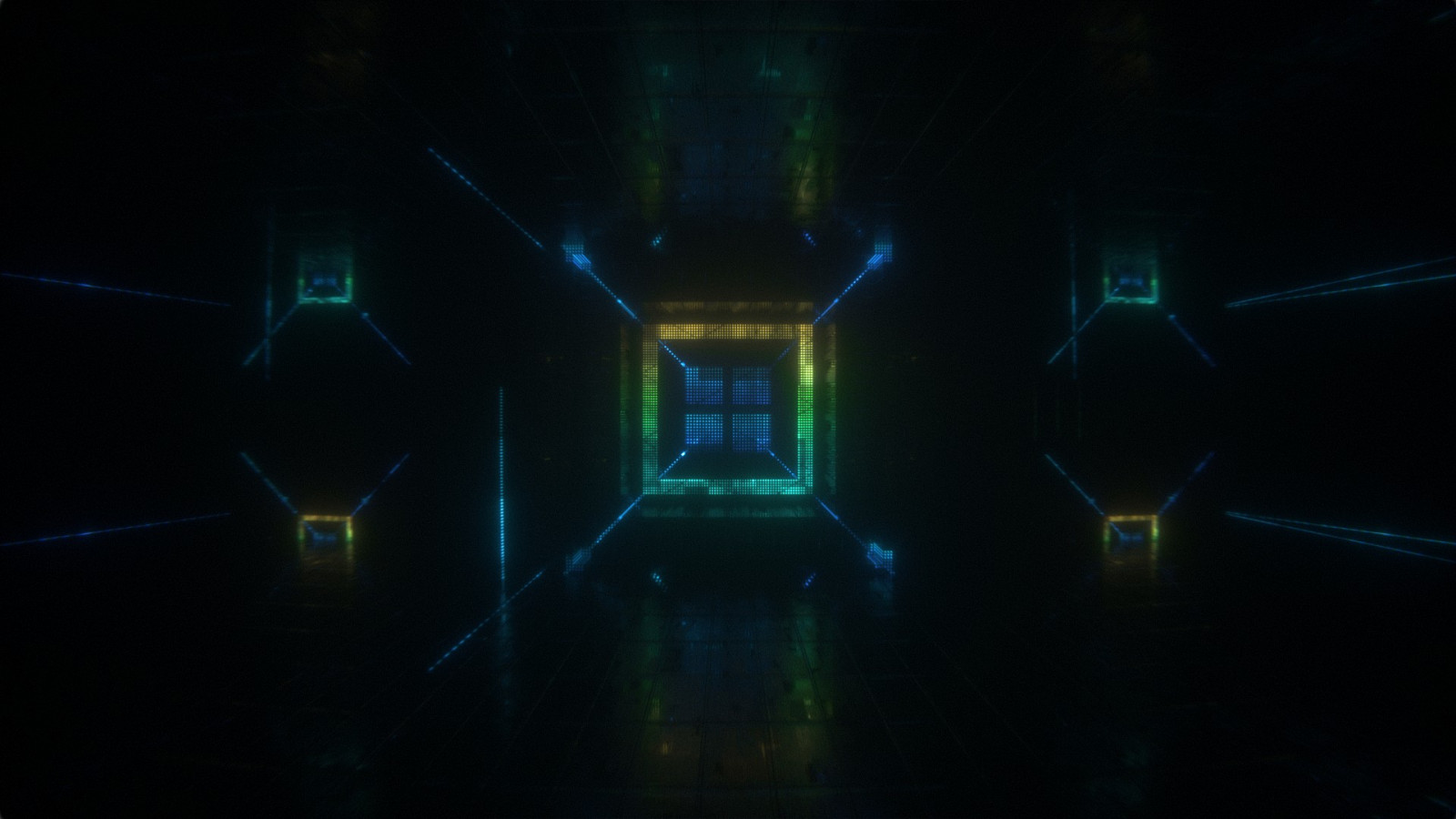 Wallpaper : 1920x1080 px, abstract, dots, reflection 1920x1080