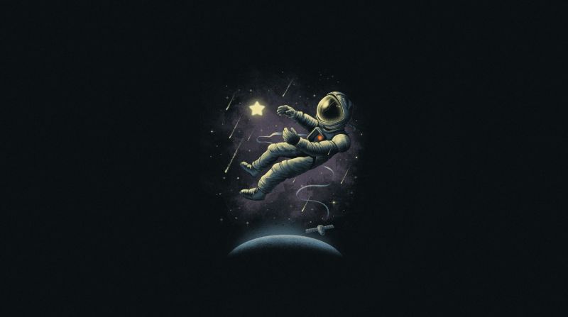 espace, Art de l'espace, ouvrages d'art, astronaute