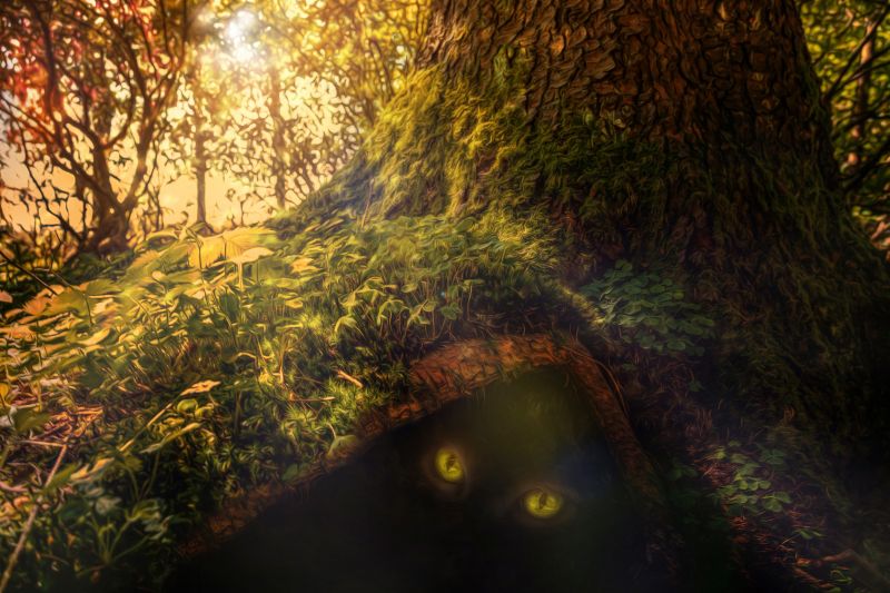 sunlight, forest, fantasy art, nature, reflection, artwork sunlight, forest, fantasy art, nature, reflection, artwork