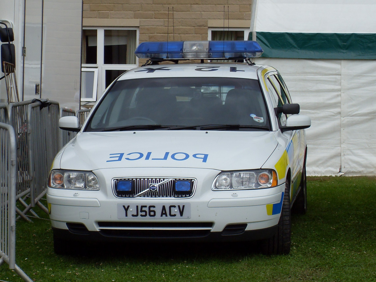 policie, Severní Yorkshire, Yj56acv