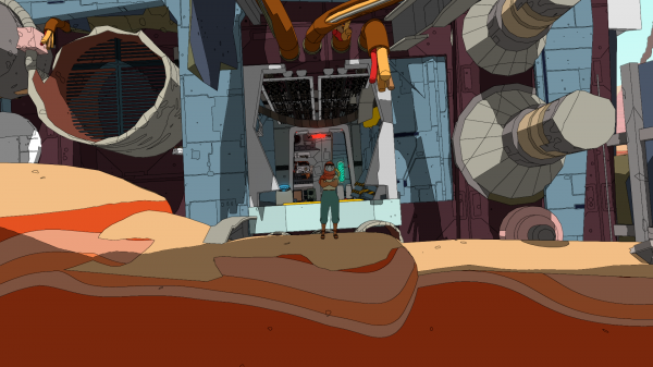 Sable Game,cell shading,nature,desolate,cyberpunk