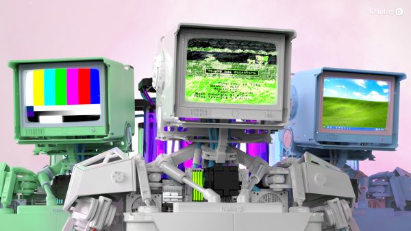 robot,crt,CRT Monitor,computer parts,hardware,Computer screen