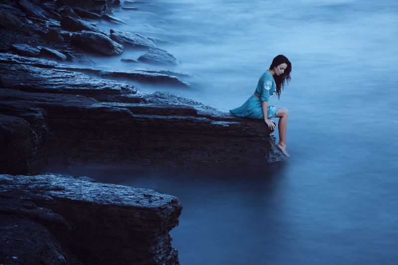 women outdoors, women, model, sea, bay, water women outdoors, women, model, sea, bay, water