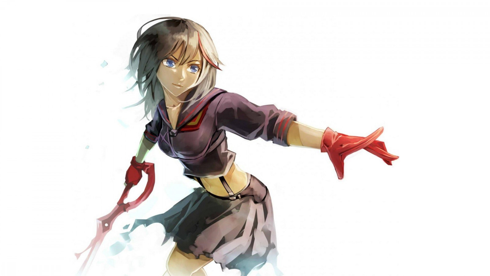 illustration, anime, Kill La Kill, Matoi Ryuuko, tøj, kostume, figur