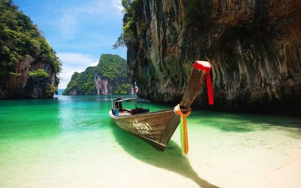 boat,sea,bay,nature,vehicle,jungle