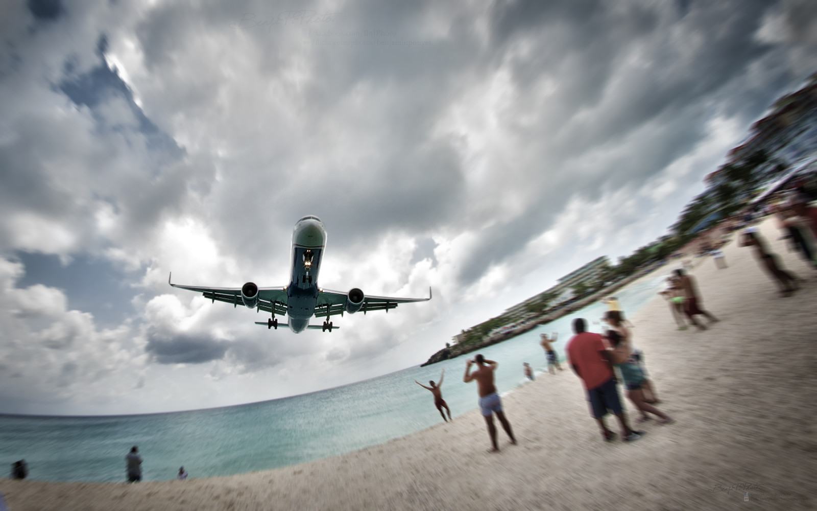 mennesker, Photoshop, hav, sand, himmel, køretøj, strand, fly, HDR, ø, Nikon, lufthavn, landing, krak, fransk, helgen, santa, hollandsk, Sky, vest, fiskeøje, Foto, martin, SXM, Caraibes, Ostindien, atmosfære af jord, Marteen, juliana, aeroport, Benji, Caribean, advare