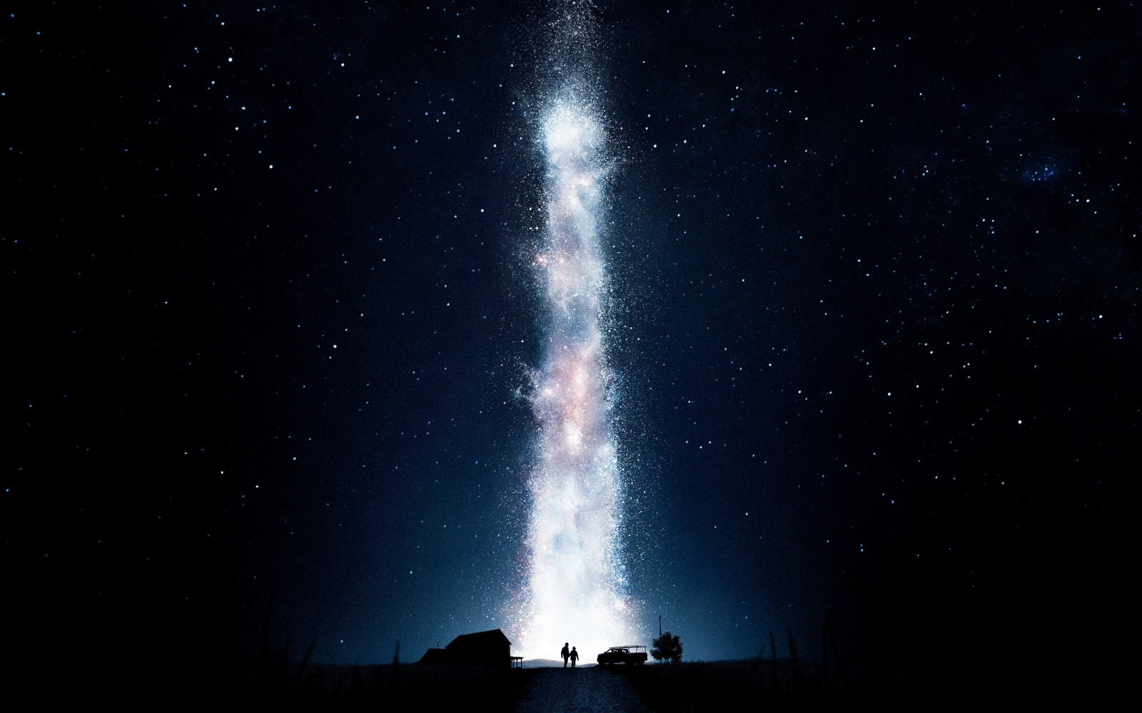 noc, galaxie, prostor, silueta, hvězdy, filmy, atmosféra, Interstellar film, astronomie, Christopher Nolan, hvězda, tma, vesmír, astronomický objekt