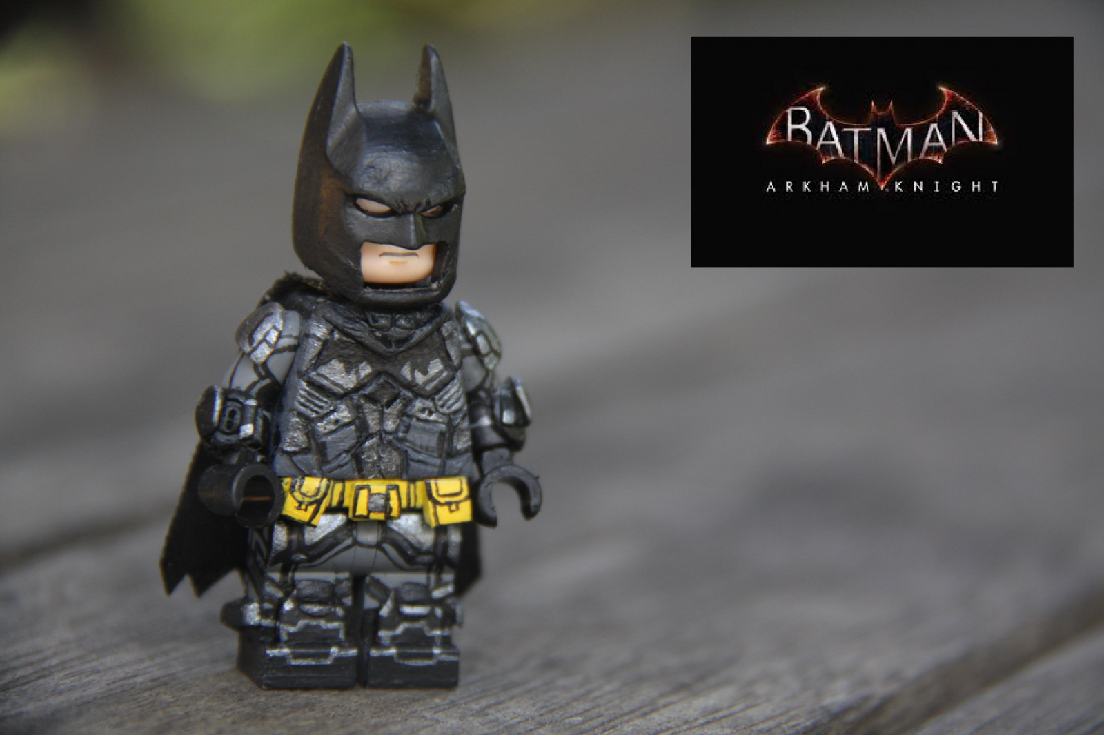 Batman, knight, minifig, custom, arkham