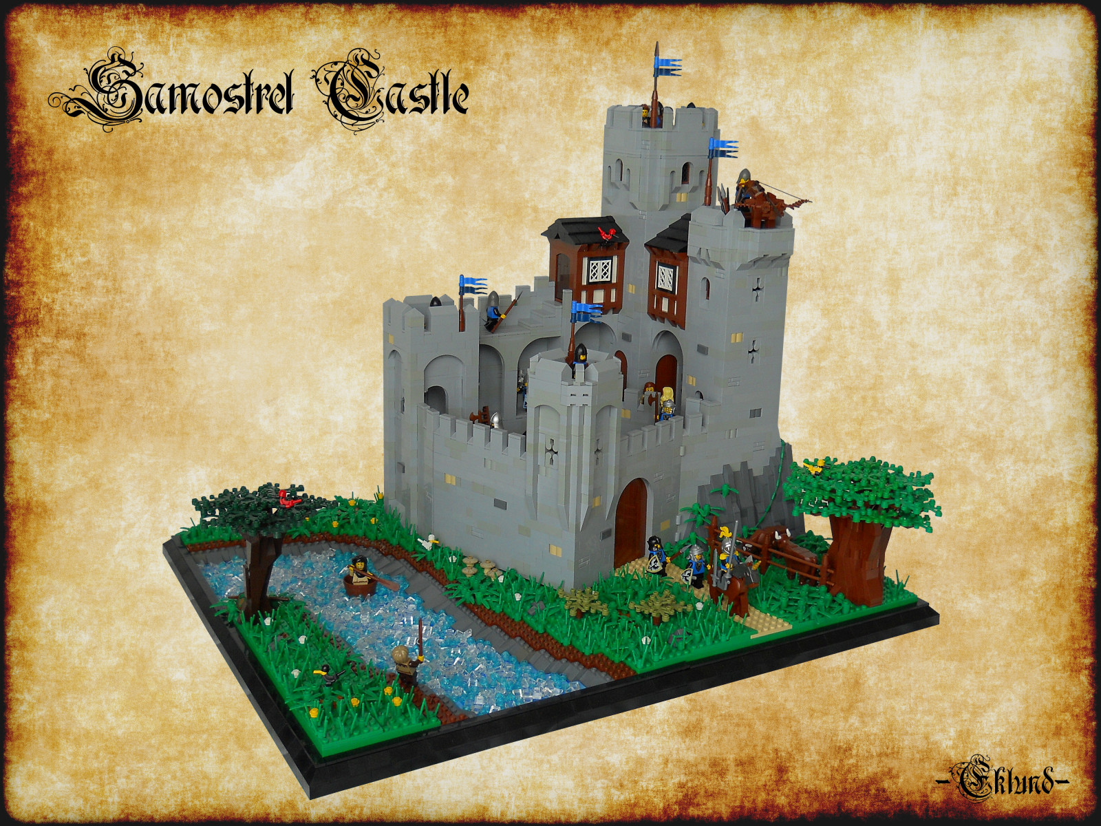 finestra, casa, LEGO, castello, Torre, bandiera, fiume, fortezza, mucca, recinto, Giocattolo, balestra, albero, cancello, i giochi, foitsop, legocastle, tecnica, garheim, LCC, tudor, Blackfalcon, Mottling, Balistta