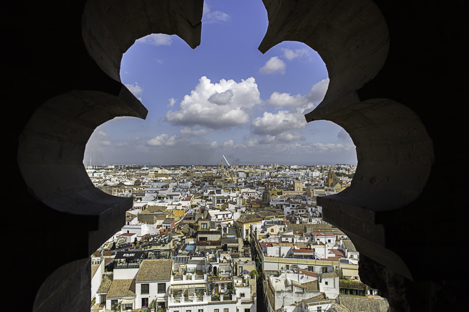 město, architektura, budova, nebe, Španělsko, město, oblouk, metropole, Sevilla, mrak, Sevilla, střechy, během dne, andalousie, espagne, aerialview, Giralda, christianwilt, Andalousie