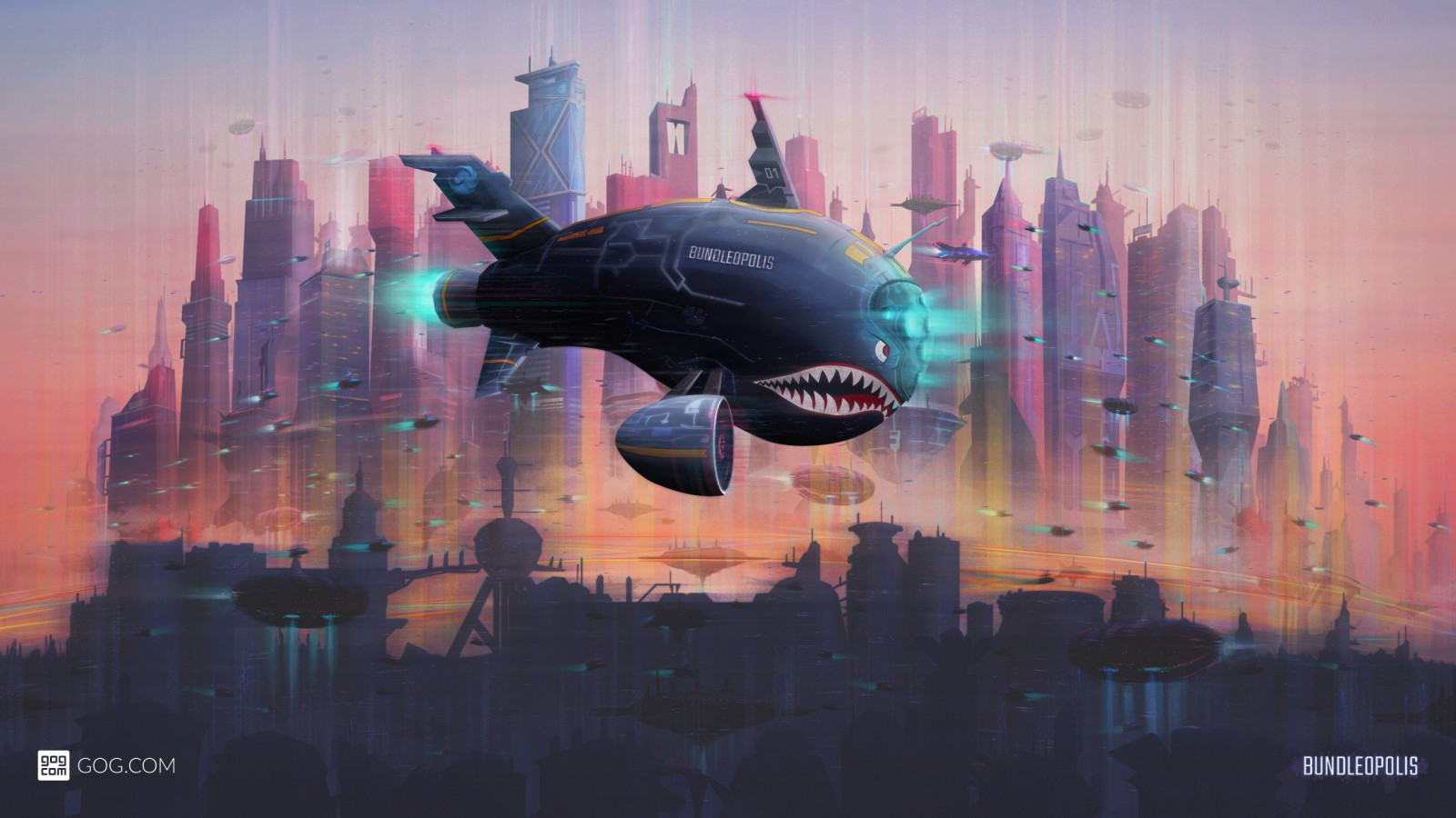 2560x1440 px, peisaj urban, futurist, GOG com