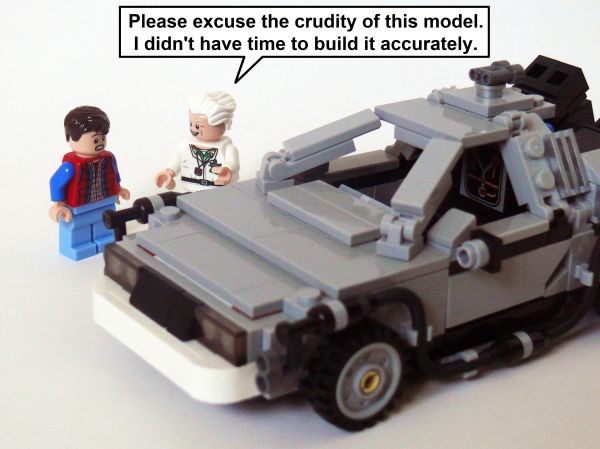 back,LEGO,model,time,machine,Future