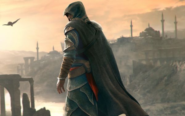 1920x1200 px, assassins, birds, Bosphorus, cloaks, Constantinople