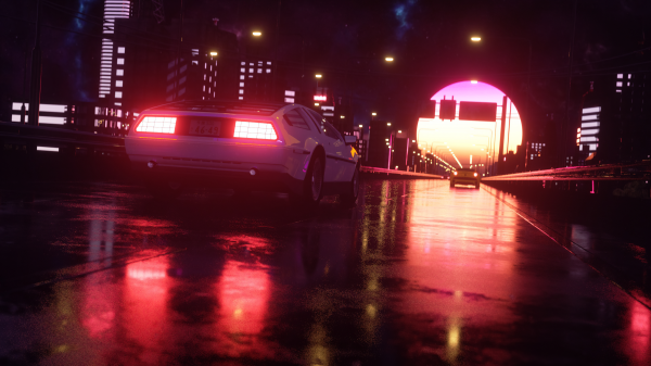 digital art, artwork, illustration, Retrowave, synthwave, vaporwave
