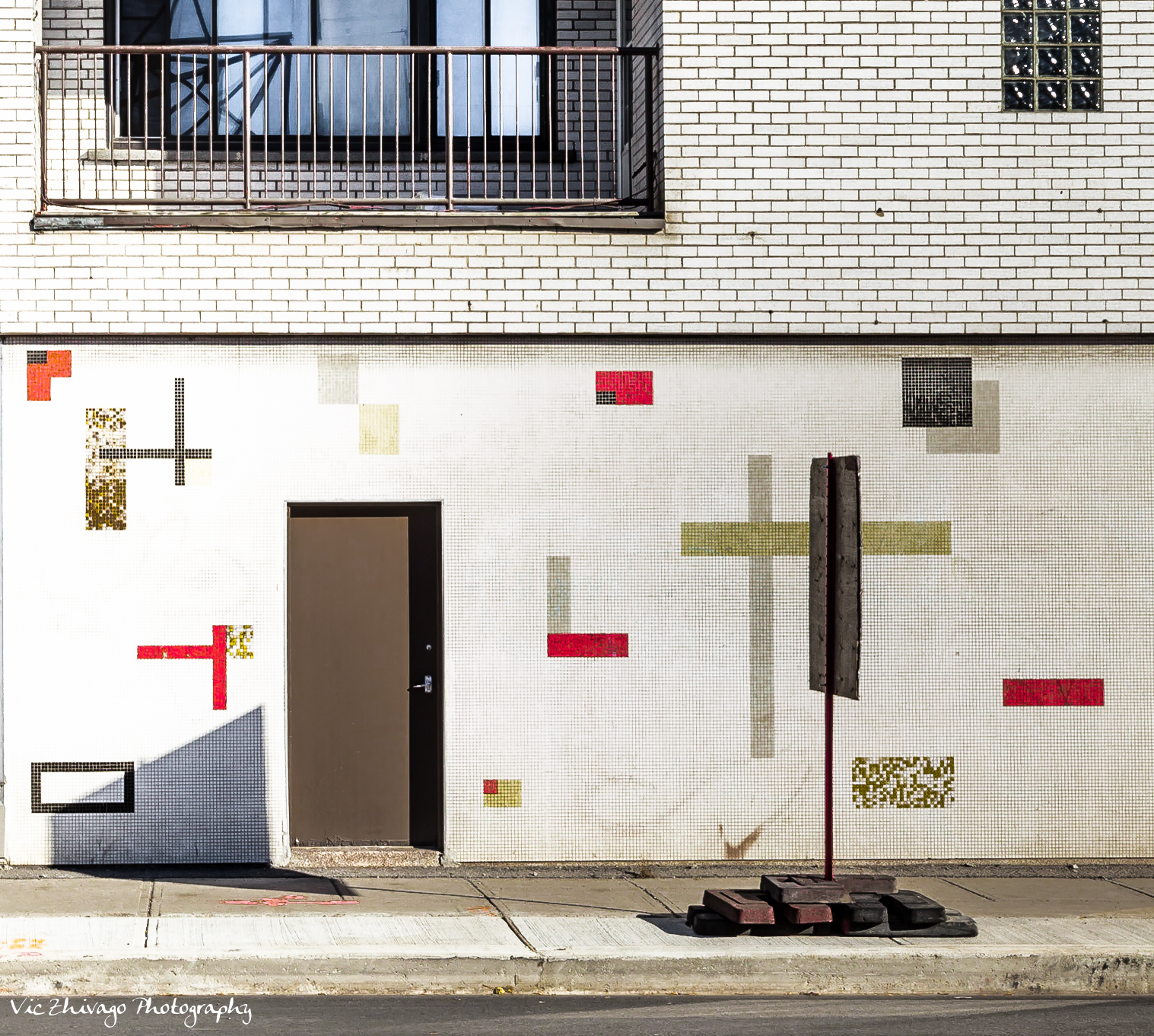 vindue, arkitektur, bygning, væg, hus, geometri, konstruktion, dør, Montreal, Quebec, Mursten, Verdun, flickr, geometriske, facade, sudouest