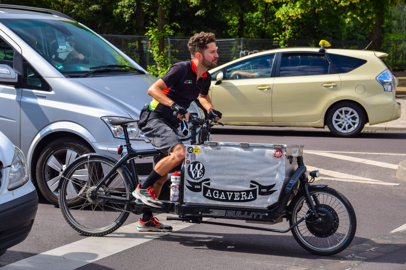 Wallpaper street, car, bicycle, Germany, summer, Europe, cycling, Berlin, outdoor, de