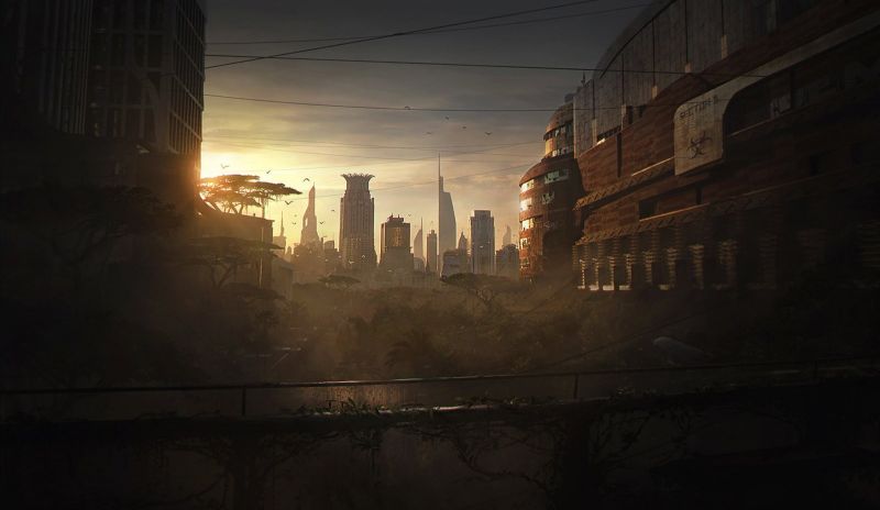 แสงแดด, พระอาทิตย์ตก, cityscape, กลางคืน, สันทราย, การสะท้อน