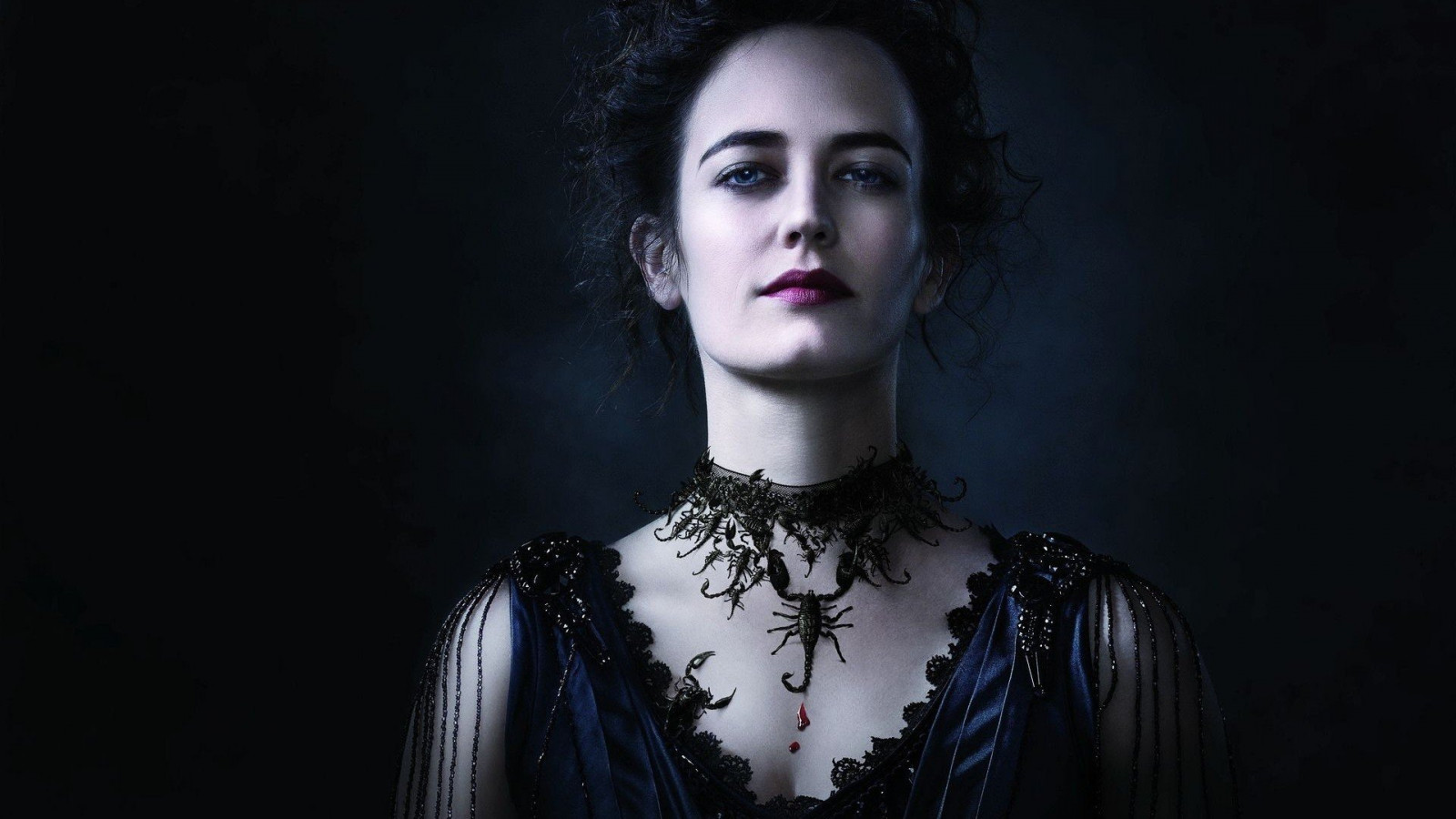 Sfondi : 1920x1080 px, occhi blu, capelli scuri, Eva Green, Penny
