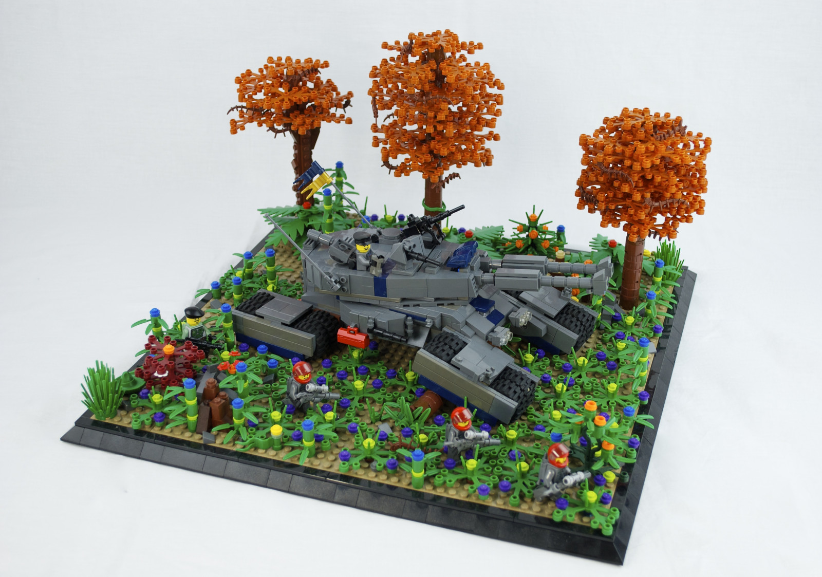 nádrž, LEGO, válečný, titán, Hračka, džungle, strom, skvělý, Snímek obrazovky, scifi, science fiction, army men, MBT, blízká budoucnost, mainbattletank, m2a8