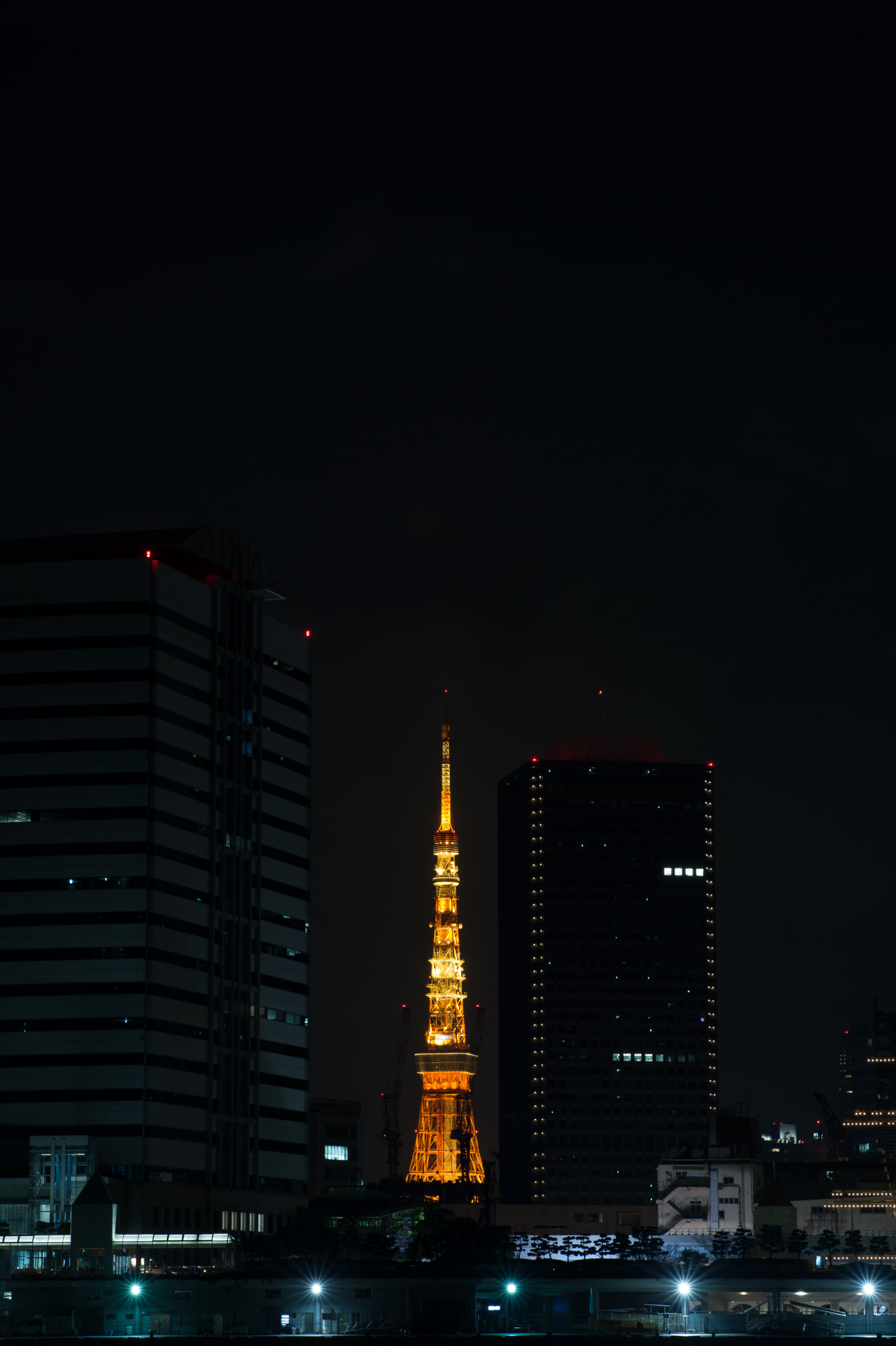 Japan, city, cityscape, night, architecture, reflection, skyline, skyscraper, evening, tower, horizon, Nikon, dusk, metropolis, Tokyo, Jp, light, downtown, nikkor, illuminated, illumination, darkness, landmark, tokyotower, afs105mmf14eed, afsnikkor105mmf14eed, df, atmosphere of earth, metropolitan area, human settlement, tower block
