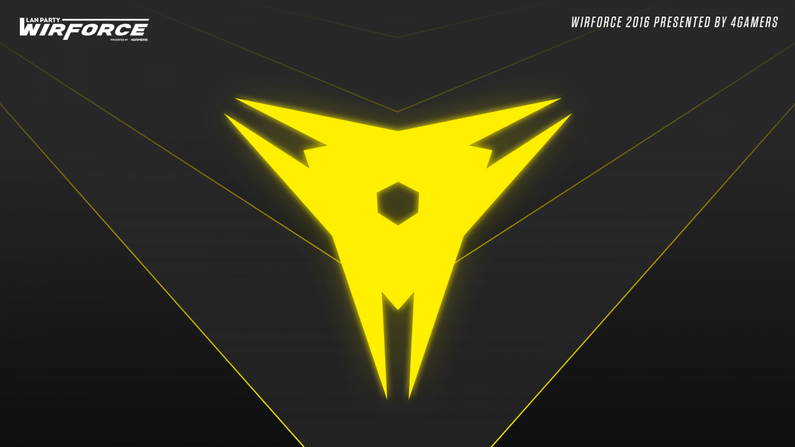 ilustrace, logo, žlutý, Hráč, Taiwan, 4Gamers, WirForce, lan párty, list, křídlo, počítač tapeta, font