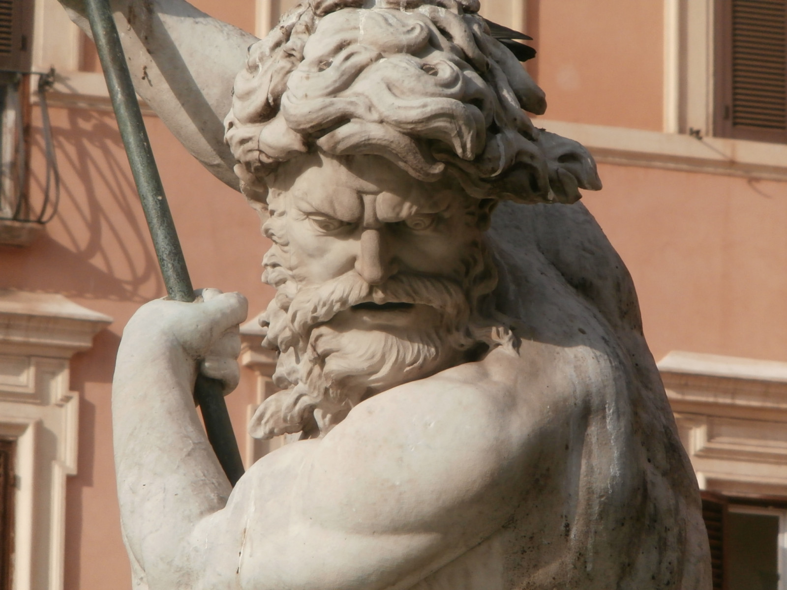 Řím, roma, kašna, socha, Escultura, piazza, estatua, fontana, kašna, statua, rom, Navona