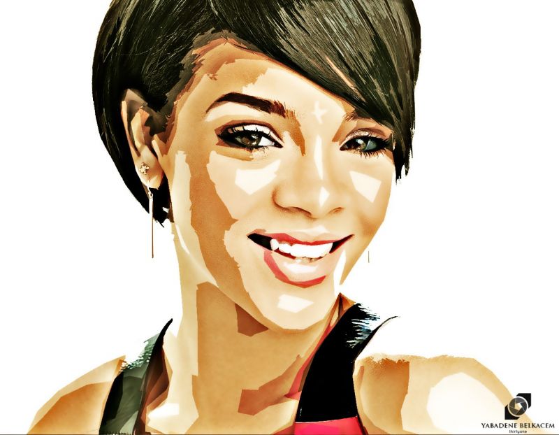 illustration, anime, artwork, face, Photoshop, celebrity illustration, anime, artwork, face, Photoshop, celebrity