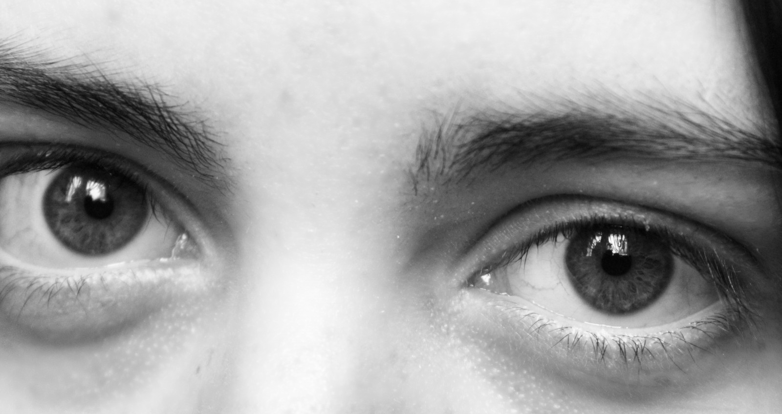 oči, mě, tělesné, SW, Černý a bílý, Černá bílá, schwarzweis, schwarzundweis, žena, ich, Frau, Duše, myslící, Seele, augen